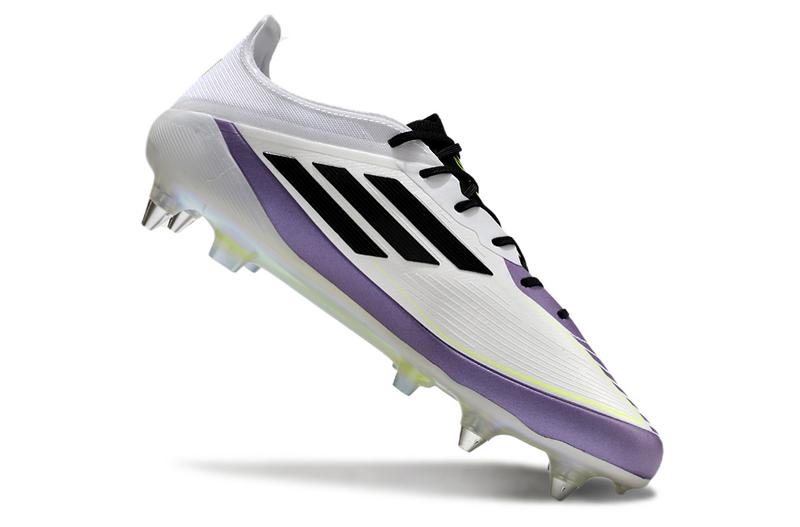 ADIDAS F50 ELITE TRAVA MISTA "TRIUNFO ESTELAR" - BRANCA E ROXA
