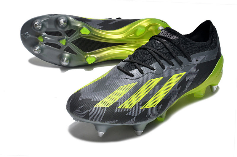ADIDAS X CRAZYFAST.1 TRAVA MISTA "CRAZYCHARGED" PRETA E VERDE