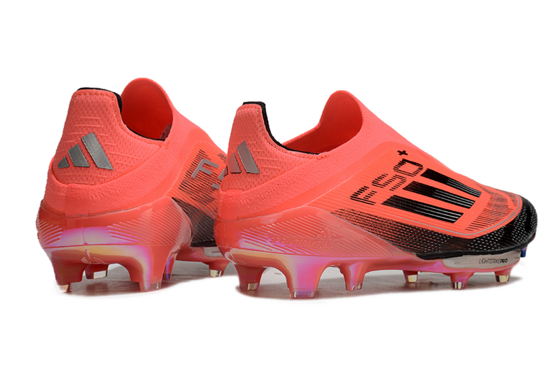 CHUTEIRA ADIDAS F50 LACELESS LIGHTSTRIKE PRO ELITE CAMPO - "VIVID HORIZON" – VERMELHA