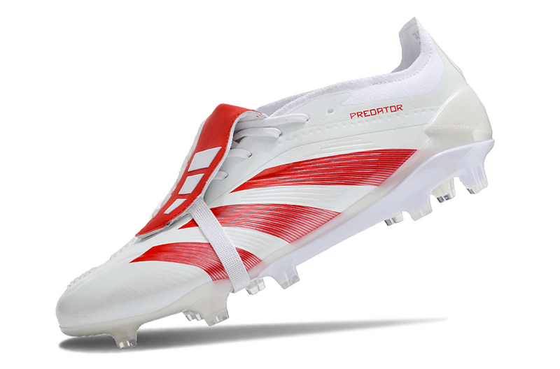 ADIDAS PREDATOR 24 FT ELITE CAMPO - BRANCA E VERMELHA
