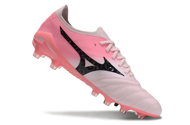 CHUTEIRA MIZUNO MORELIA NEO IV JAPAN CAMPO - ROSA E BRANCA