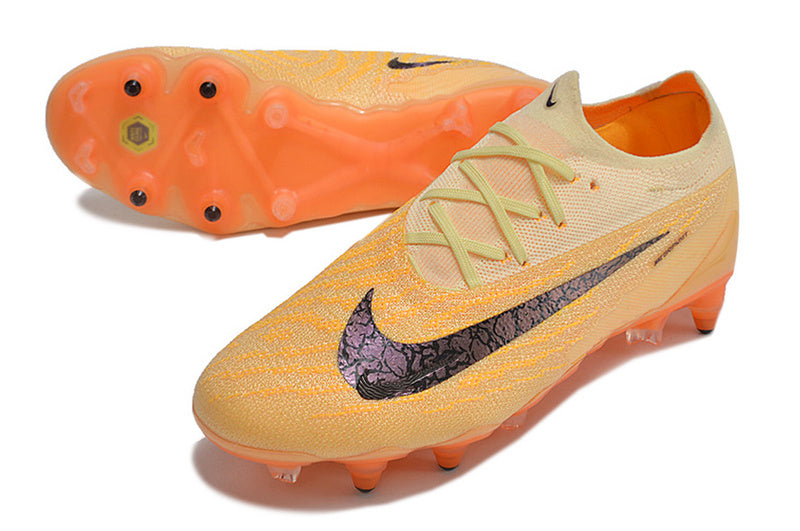 CHUTEIRA NIKE GX ELITE TRAVA MISTA FIXA - LARANJA