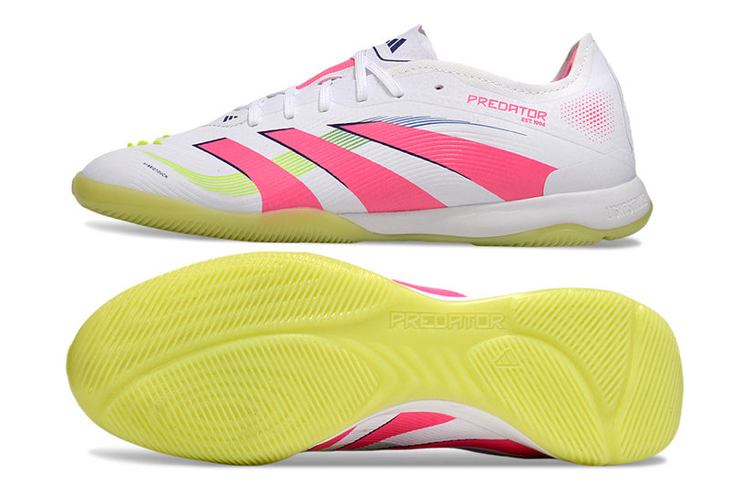 CHUTEIRA ADIDAS PREDATOR 25 ELITE FUTSAL "CELESTIAL VICTORY" - BRANCA E ROSA