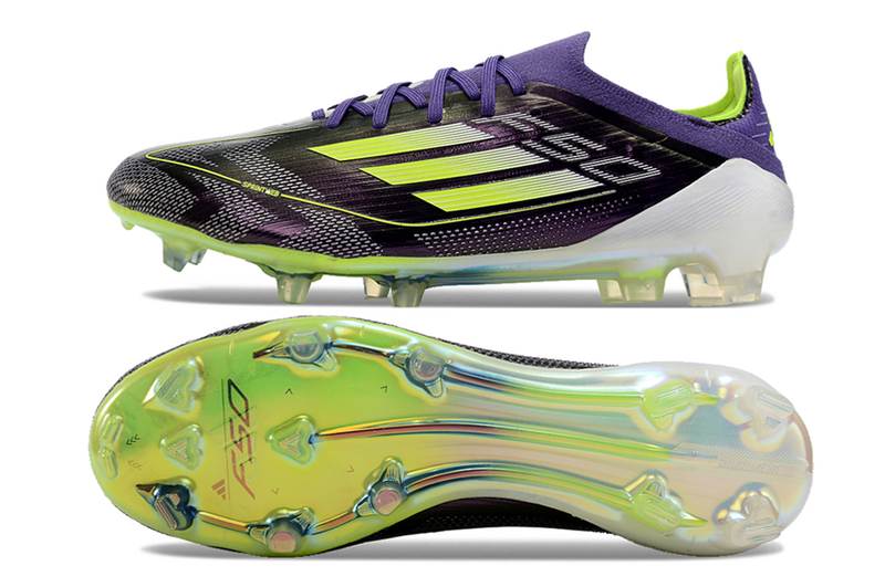 ADIDAS F50.1 ELITE CAMPO "FAST REBORN" - ROXA E VERDE