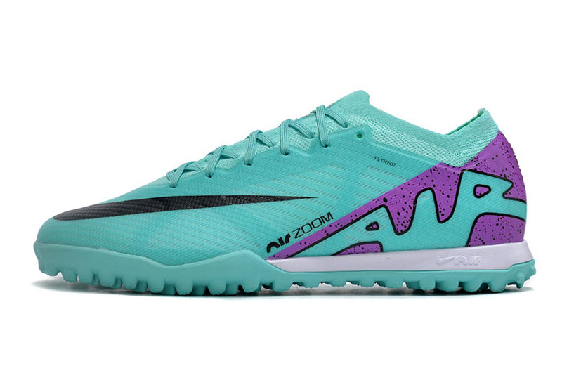 CHUTEIRA NIKE MERCURIAL AIR ZOOM VAPOR 15 ELITE SOCIETY "READY" - AZUL E ROXA