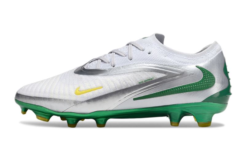 CHUTEIRA NIKE PHANTOM 6 ELITE CAMPO - BRANCA E VERDE
