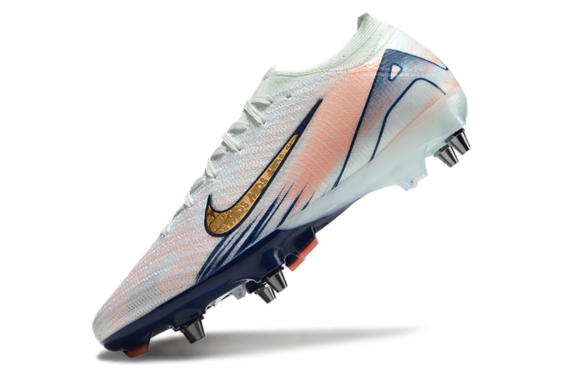 CHUTEIRA NIKE AIR ZOOM MERCURIAL VAPOR 16 ELITE TRAVA MISTA "DREAM SPEED 9" - VERDE ÁGUA E DOURADA