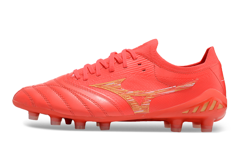 CHUTEIRA MIZUNO MORELIA NEO III JAPAN CAMPO - VERMELHA