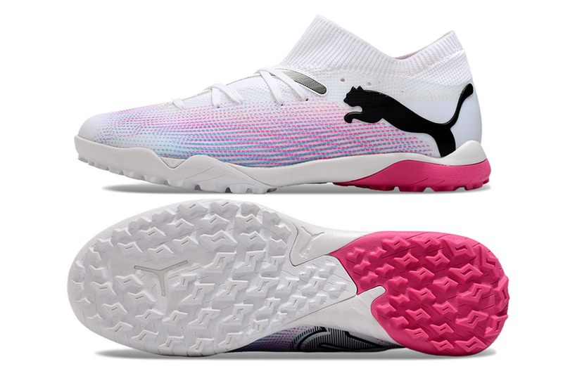 CHUTEIRA PUMA FUTURE 7 ULTIMATE SOCIETY "PHENOMENAL" - BRANCA E ROSA