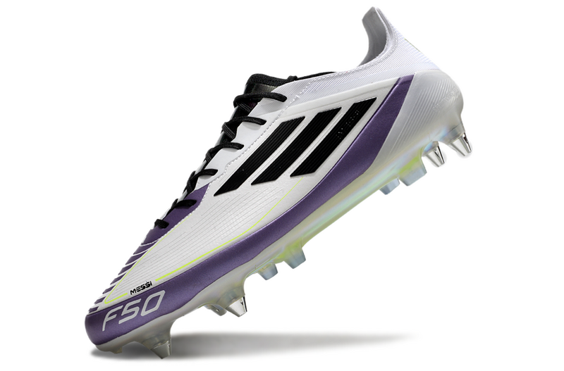 ADIDAS F50 ELITE TRAVA MISTA "TRIUNFO ESTELAR" - BRANCA E ROXA