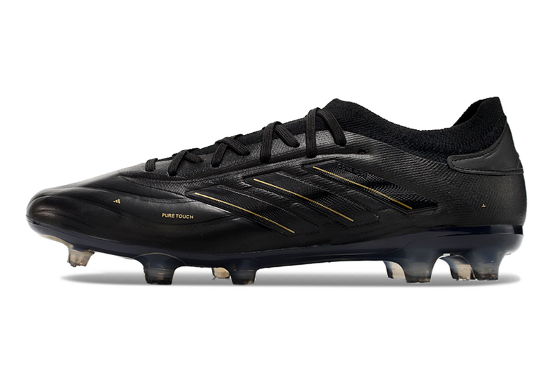 CHUTEIRA ADIDAS COPA PURE II CAMPO "DARKSPARK" PRETA E DOURADA