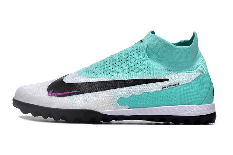 CHUTEIRA NIKE PHANTOM GX DYNAMIC FIT ELITE SOCIETY - BRANCA E AZUL