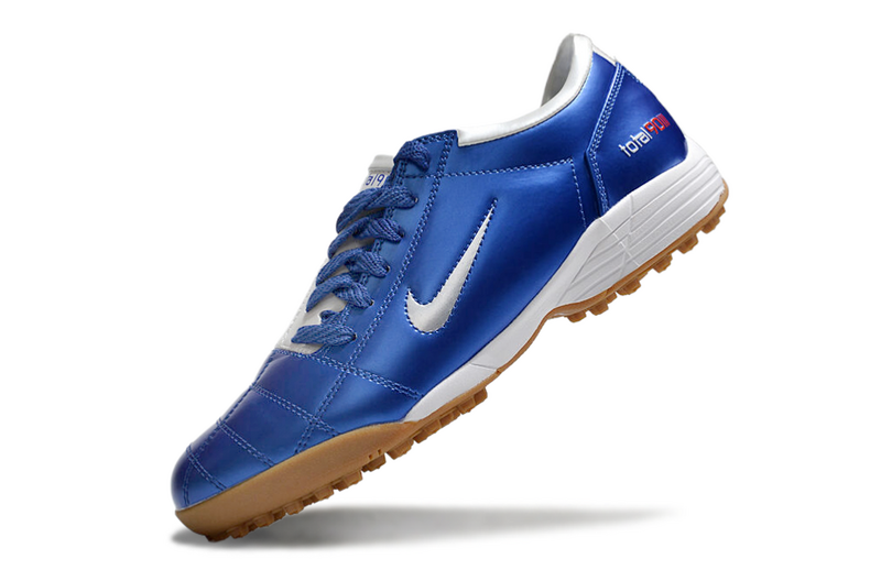 CHUTEIRA NIKE TOTAL 90 III SOCIETY - AZUL E BRANCA