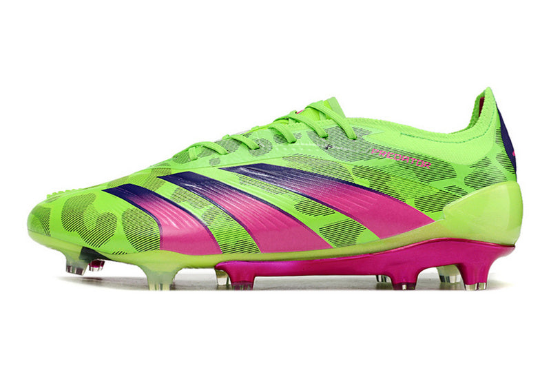 ADIDAS PREDATOR 24 ELITE CAMPO - VERDE E ROSA
