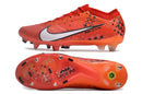 CHUTEIRA NIKE AIR ZOOM MERCURIAL VAPOR 15 ELITE TRAVA MISTA FIXA "DREAM SPEED" - VERMELHA