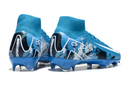 CHUTEIRA NIKE AIR ZOOM MERCURIAL SUPERFLY 10 ELITE CAMPO - AZUL E BRANCA