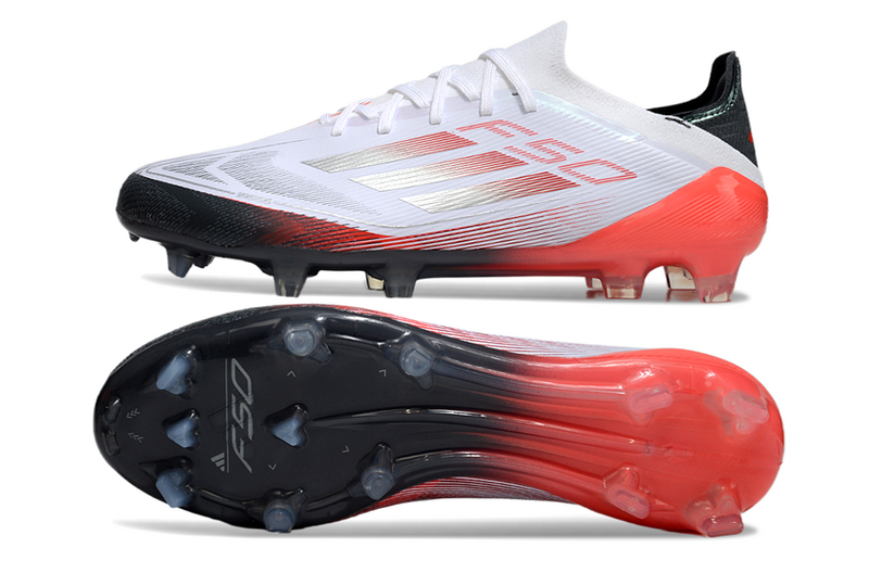 ADIDAS F50.1 ELITE CAMPO - BRANCA E VERMELHA