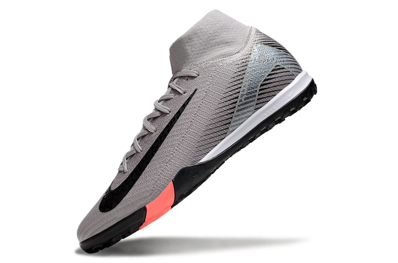 CHUTEIRA NIKE MERCURIAL AIR ZOOM SUPERFLY 10 ELITE SOCIETY - CINZA E PRETA