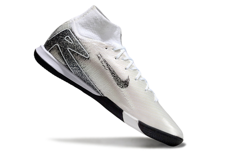 CHUTEIRA NIKE AIR ZOOM MERCURIAL SUPERFLY 10 ELITE FUTSAL - BRANCA E PRETA