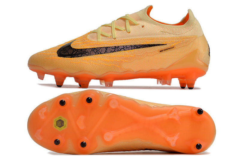 CHUTEIRA NIKE GX ELITE TRAVA MISTA FIXA - LARANJA