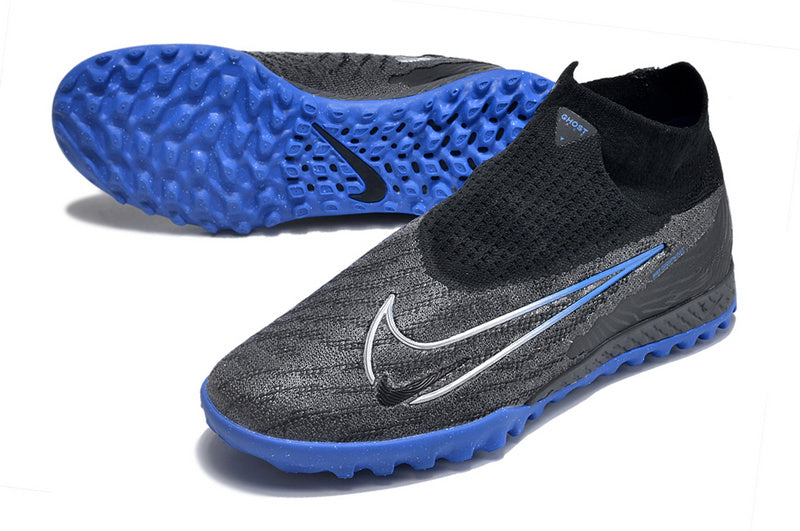 CHUTEIRA NIKE PHANTOM GX DYNAMIC FIT ELITE SOCIETY - PRETA E AZUL