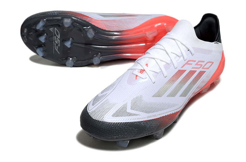 ADIDAS F50.1 ELITE CAMPO - BRANCA E VERMELHA