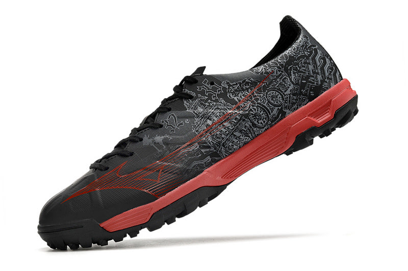 CHUTEIRA MIZUNO ALPHA SOCIETY - PRETA E VERMELHA
