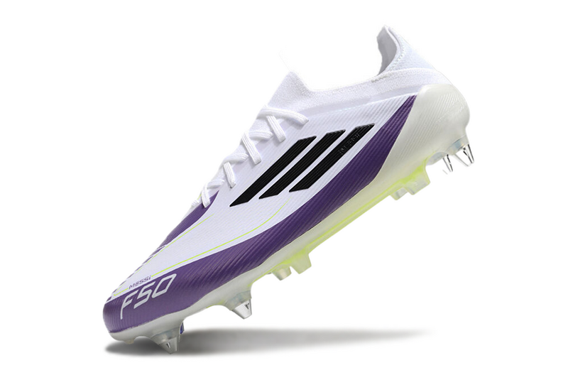 ADIDAS F50.1 ELITE TRAVA MISTA "TRIUNFO ESTELAR" - BRANCA E ROXA