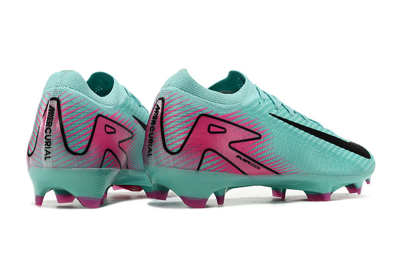 CHUTEIRA NIKE AIR ZOOM MERCURIAL VAPOR 16 ELITE CAMPO - VERDE E ROSA