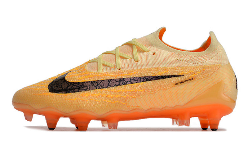 CHUTEIRA NIKE GX ELITE TRAVA MISTA FIXA - LARANJA