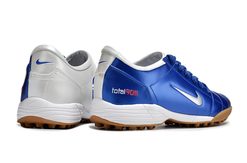CHUTEIRA NIKE TOTAL 90 III SOCIETY - AZUL E BRANCA