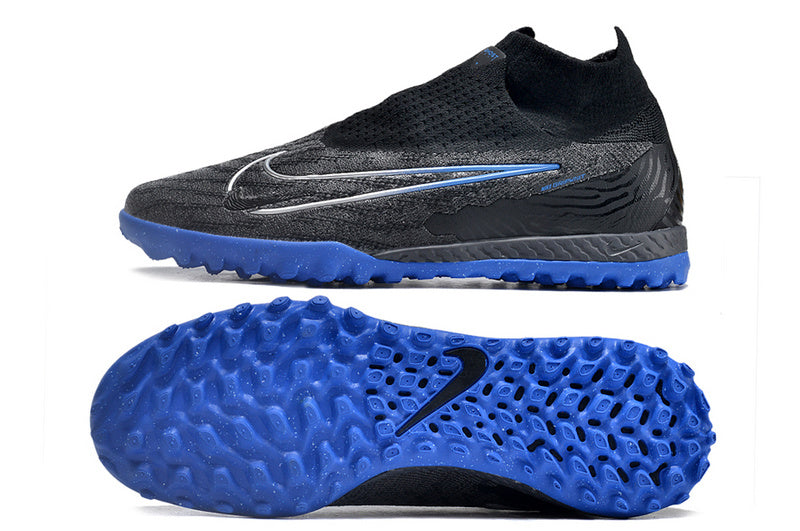 CHUTEIRA NIKE PHANTOM GX DYNAMIC FIT ELITE SOCIETY - PRETA E AZUL