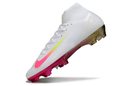 CHUTEIRA NIKE AIR ZOOM MERCURIAL SUPERFLY 10 ELITE CAMPO - BRANCA E ROSA