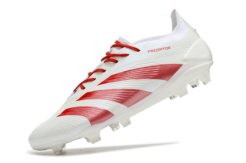 ADIDAS PREDATOR 24 ELITE CAMPO - BRANCA E LARANJA