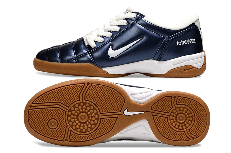 CHUTEIRA NIKE TOTAL 90 III FUTSAL - AZUL E BRANCA