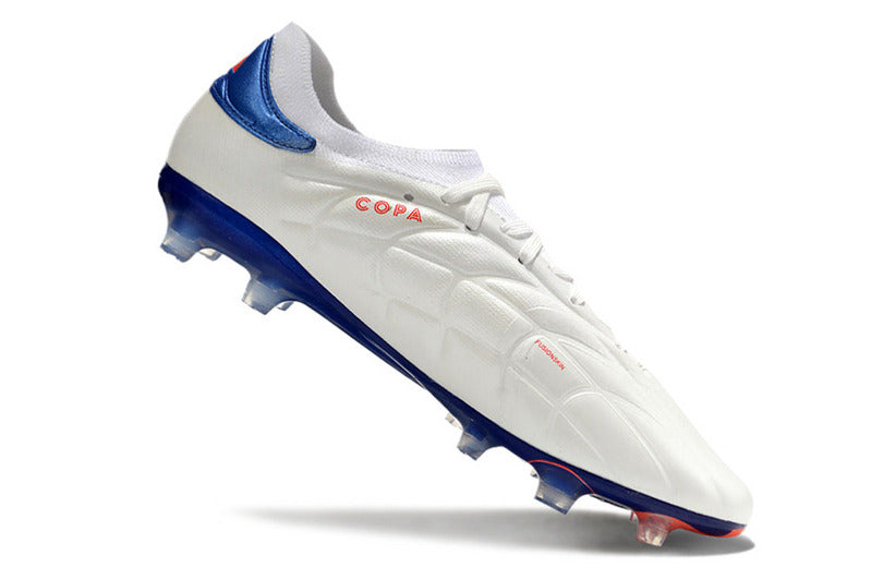 CHUTEIRA ADIDAS COPA PURE II CAMPO "ADVANCEMENT" - BRANCA E AZUL