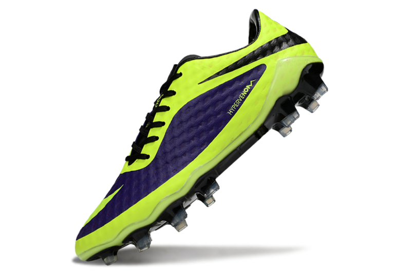 CHUTEIRA NIKE HYPERVENOM SE ELITE CAMPO - AZUL ESCURO E VERDE