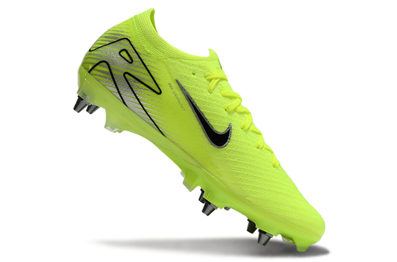CHUTEIRA NIKE AIR ZOOM MERCURIAL VAPOR 16 ELITE TRAVA MISTA "MAD VOLTAGE" - VERDE