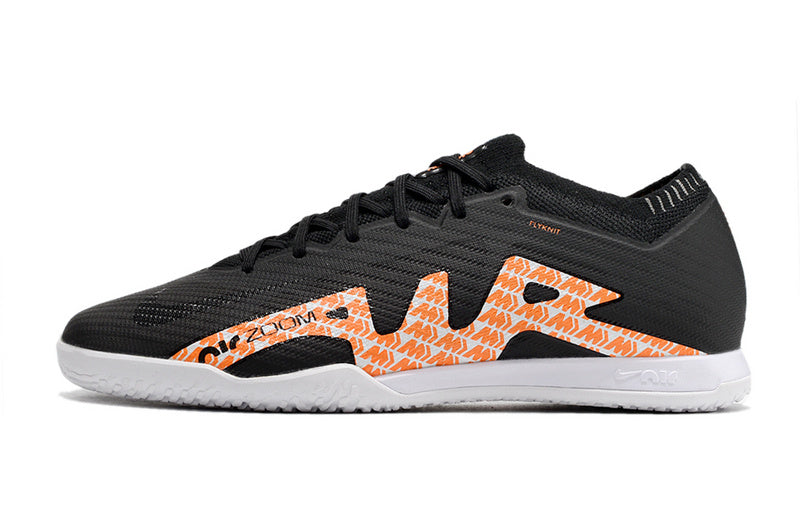 CHUTEIRA NIKE AIR ZOOM MERCURIAL VAPOR 15 ELITE FUTSAL - PRETA E LARANJA