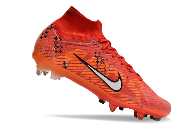 CHUTEIRA NIKE AIR ZOOM MERCURIAL SUPERFLY 9 ELITE TRAVA MISTA FIXA "DREAM SPEED 7" - VERMELHA