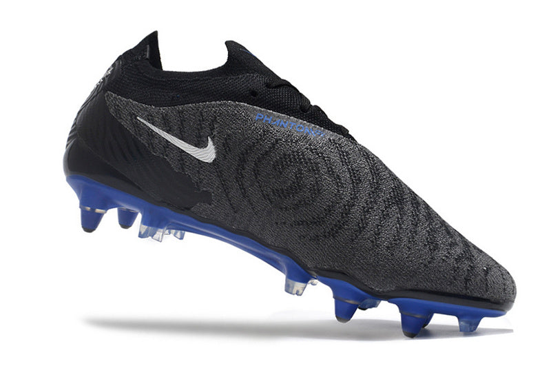CHUTEIRA NIKE GX ELITE TRAVA MISTA FIXA - PRETA E AZUL