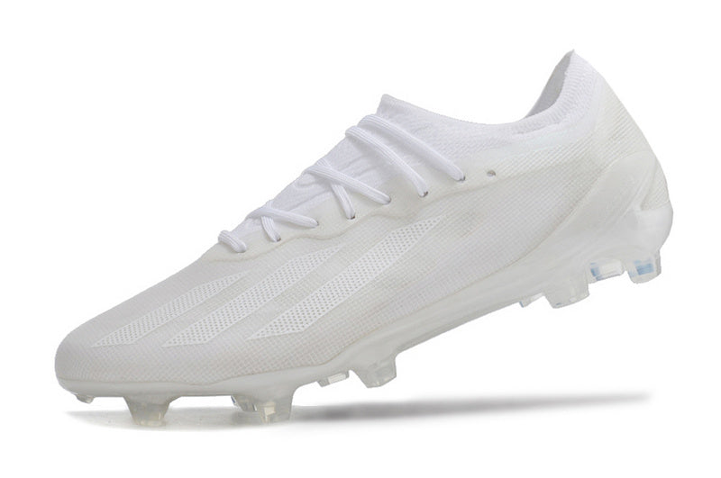 CHUTEIRA ADIDAS X CRAZYFAST.1 CAMPO "PEARLIZED" - BRANCA