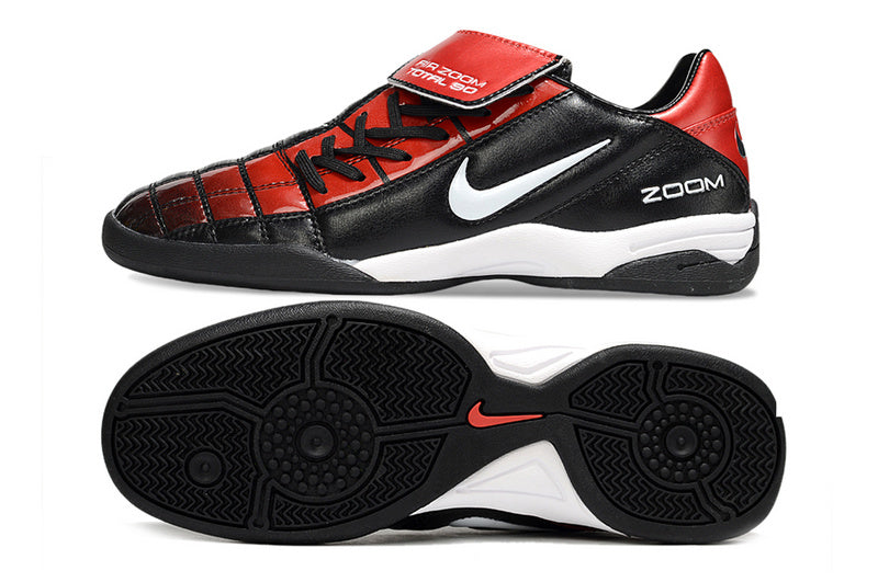 CHUTEIRA NIKE AIR ZOOM TOTAL 90 III FUTSAL - PRETA E VERMELHA