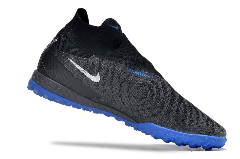 CHUTEIRA NIKE PHANTOM GX DYNAMIC FIT ELITE SOCIETY - PRETA E AZUL