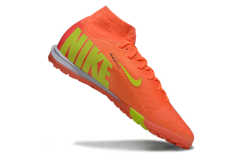 CHUTEIRA NIKE MERCURIAL AIR ZOOM SUPERFLY 10 ELITE SOCIETY "COSMIC SPEED 2" - LARANJA E AMARELA
