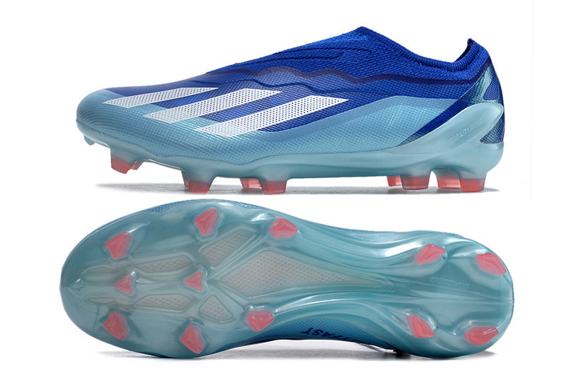 CHUTEIRA ADIDAS X CRAZYFAST+ CAMPO "MARINE RUSH" -AZUL