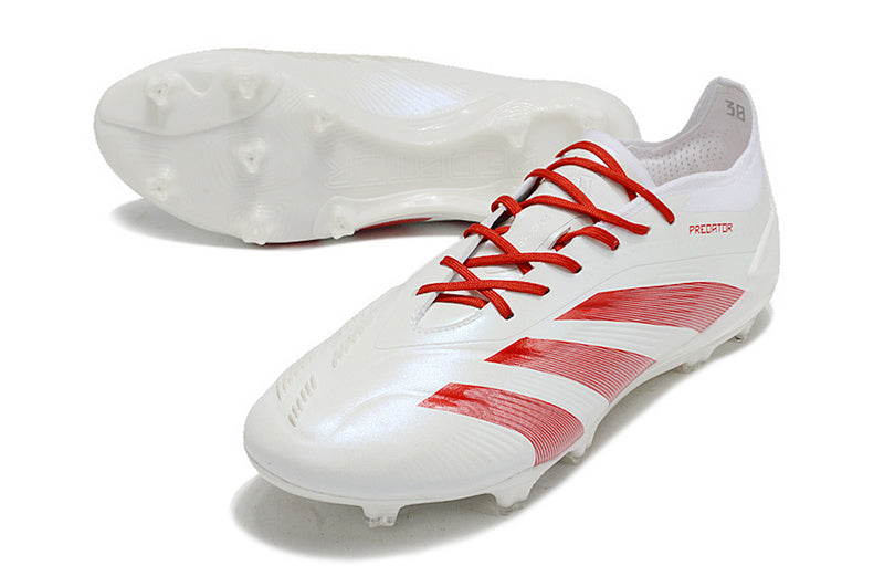 ADIDAS PREDATOR 24 ELITE CAMPO - BRANCA E LARANJA