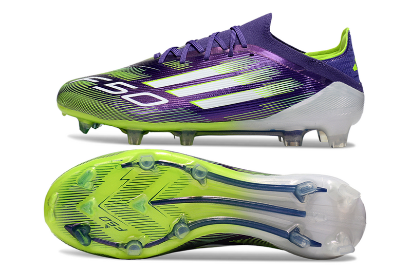 ADIDAS F50.1 ELITE CAMPO - ROXA E VERDE