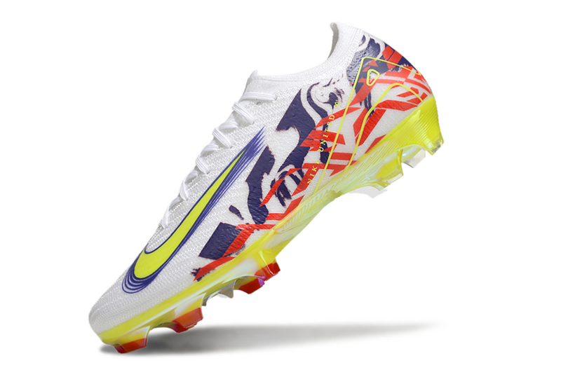 CHUTEIRA NIKE AIR ZOOM MERCURIAL VAPOR 16 ELITE CAMPO - BRANCA E COLORIDA