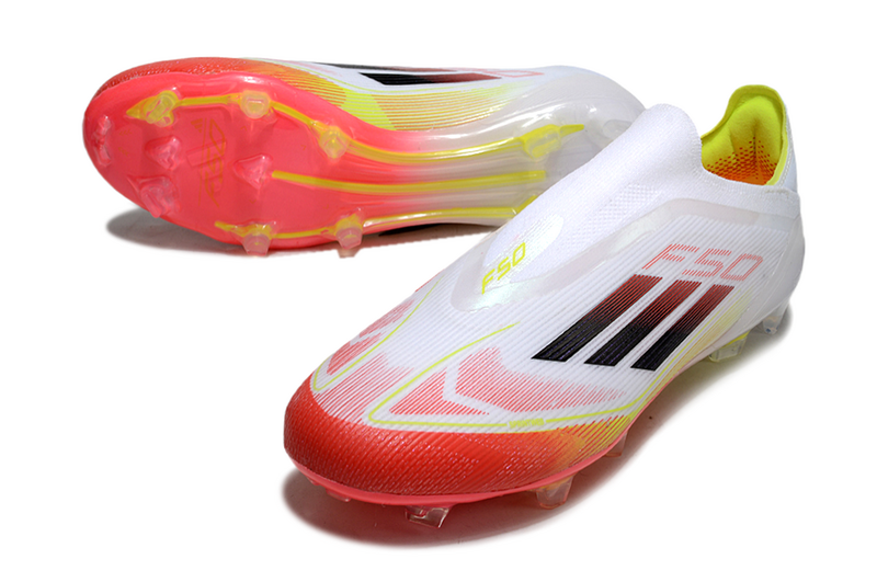ADIDAS F50 LACELASS ELITE CAMPO - BRANCA E VERMELHA